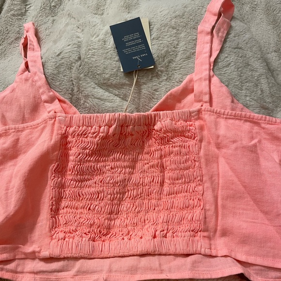 NWT Universal Thread Linen Blend Crop Top - Picture 3 of 5
